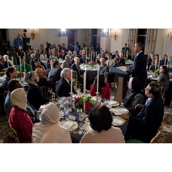 President Barack Obama Delivers Remarks During A Dinner Celebrating Ramadan In The State Dining Room Of The White House