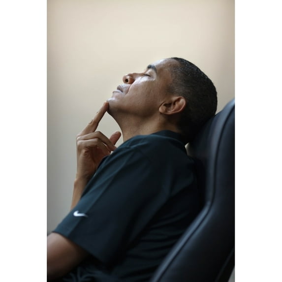 President Barack Obama During A Conference Call In The Situation Room On The Middle East Negotiations On Saturday Sept.