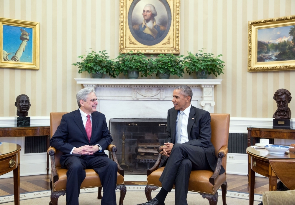 President Barack Obama Meets With Chief Judge Merrick B. Garland ...