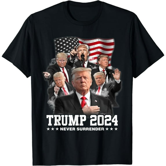 President Donald J Trump 2024 Never Surrender T-Shirt