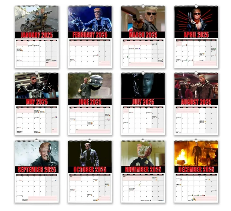 President Donald J. Trump 2025 12x24&quot; Monthly Square Wall Calendar