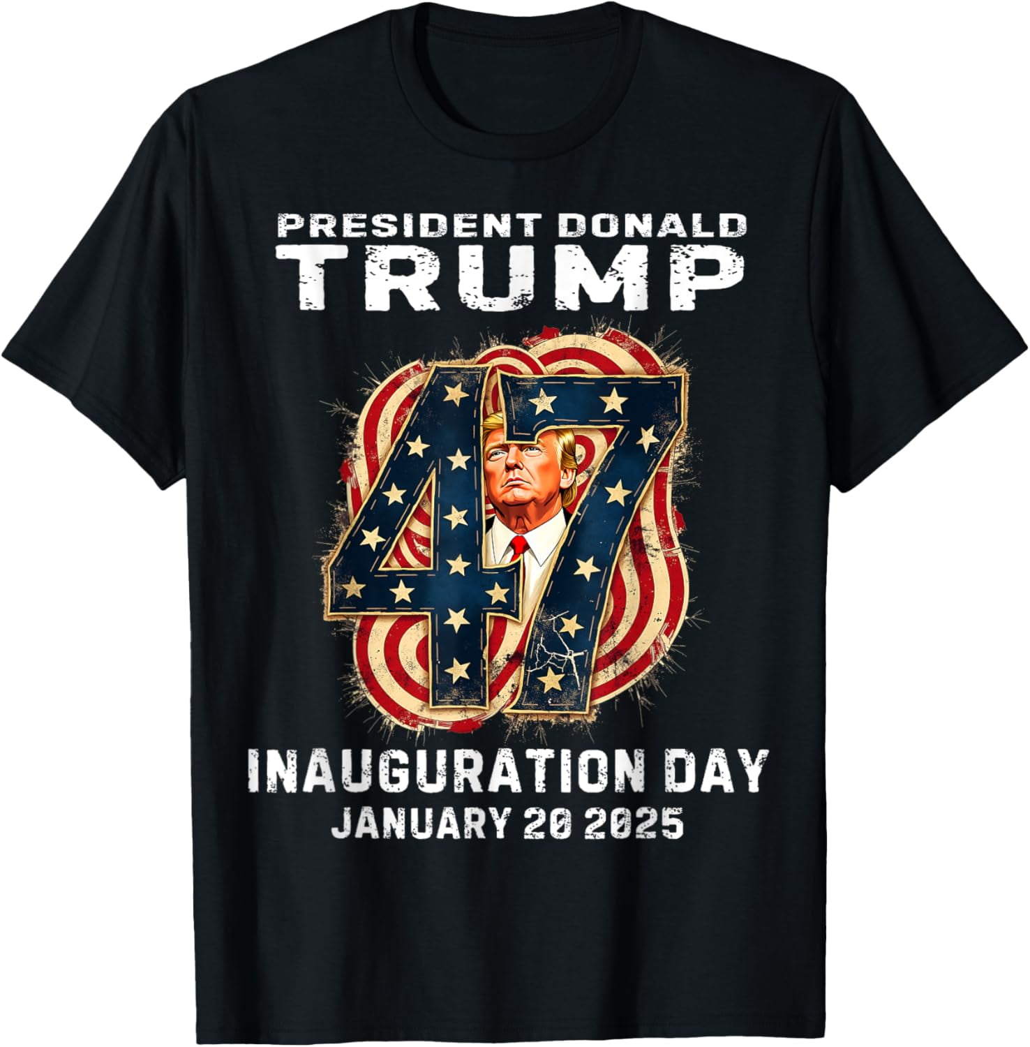 President Donald Trump 47 Inauguration Day 2025 Supporter TShirt