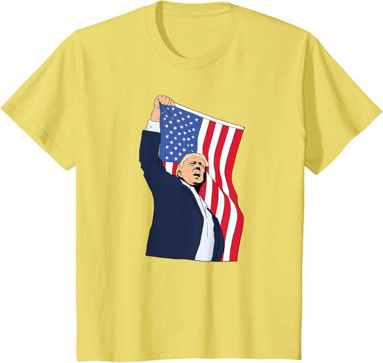 President Donald Trump Fist Bump Hand Raised TRUMP 2024 TShirt