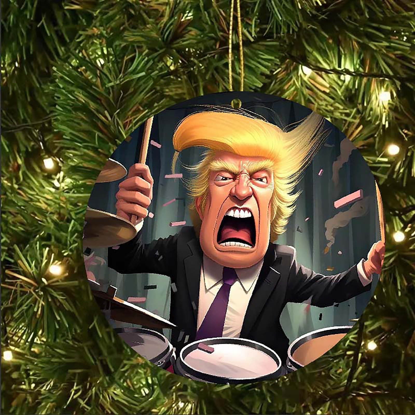President Donald Trump Ornament 47th President of The United States Inauguration Day 2025