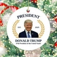 President Donald Trump Ornament 47th President of The United States