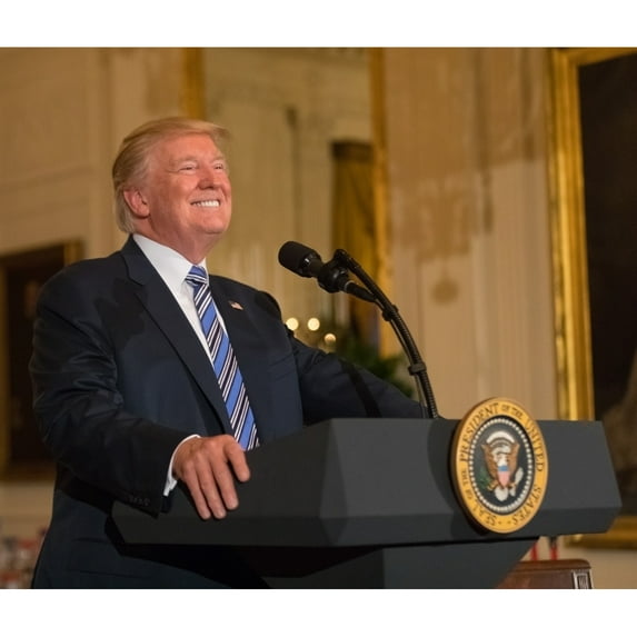 President Donald Trump Speaks At The White House Made In America Showcase History (36 x 24)