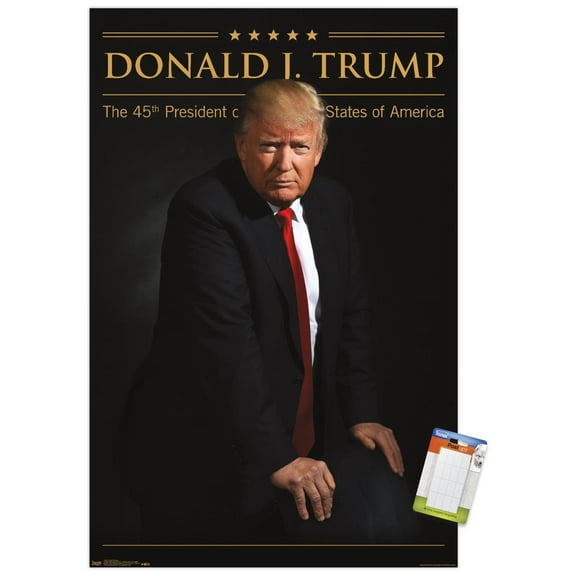 President Donald Trump Wall Poster, 22.375" x 34"