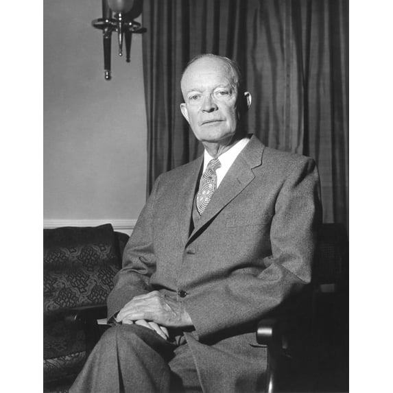 President Dwight Eisenhower. 1959 Portrait By Abbie Rowe. - (Bsloc20141652) History (24 x 36)