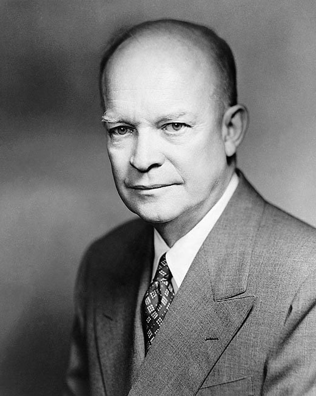 President Dwight Eisenhower Portrait 1924 20x30 Inch Glossy Laminated
