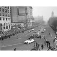 thumbnail image 1 of President Eisenhower Standing In An Open Car In The Inaugural Parade. Jan. 20 History (36 x 24), 1 of 2