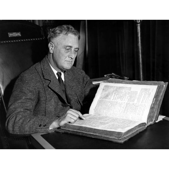 President Franklin Delano Roosevelt (1882-1945) 32Nd President History (24 x 18)