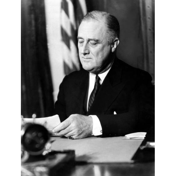 President Franklin Delano Roosevelt (1882-1945) 32Nd President History (24 x 36)