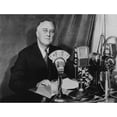 thumbnail image 1 of President Franklin Roosevelt Delivering A Fireside Chat On Sept. 30 History (36 x 24), 1 of 2