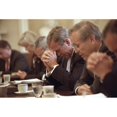 thumbnail image 1 of President George W. Bush Opens A Cabinet Meeting With A Prayer On Sept. 14 History (36 x 24), 1 of 2