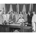 thumbnail image 1 of President Harry Truman Signing H.R. 5632 History (24 x 18), 1 of 2