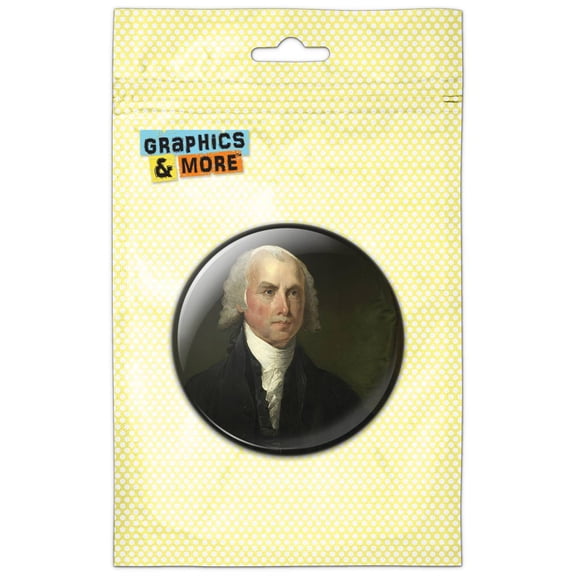 President James Madison Refrigerator Button Magnet
