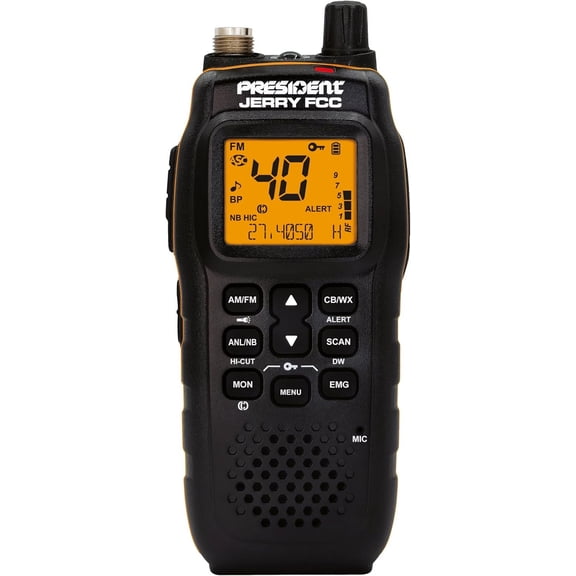 President Jerry FCC AM/FM Portable Radio with Vehicle Charging System - Perfect for The Road Warrior!