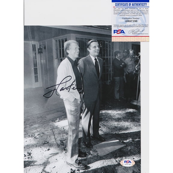 President Jimmy Carter Signed Autograph 8x10 Photo PSA/DNA COA A