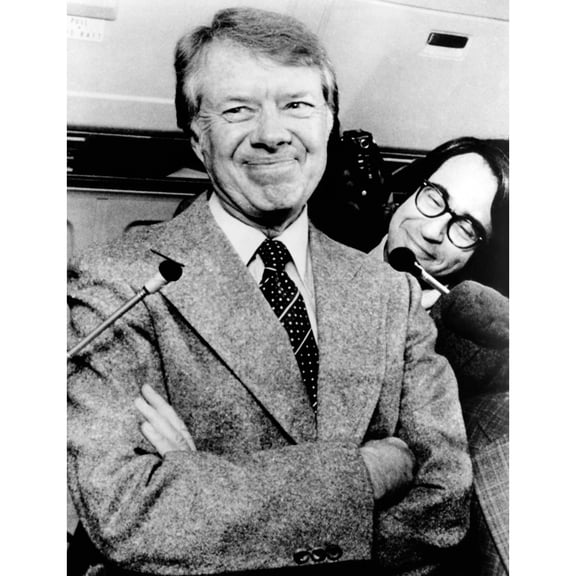 President Jimmy Carter Talking With Reporters. Jan. 24 History (24 x 36)