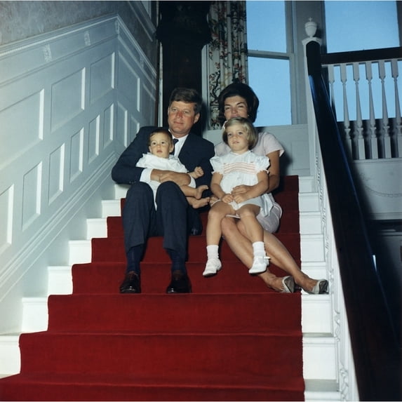 President John Kennedy And His Family At Hammersmith Farm History (24 x 18)