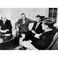thumbnail image 1 of President John Kennedy (Right) Meeting With Secy. Of State Dean Rusk (Left) History (24 x 18), 1 of 1