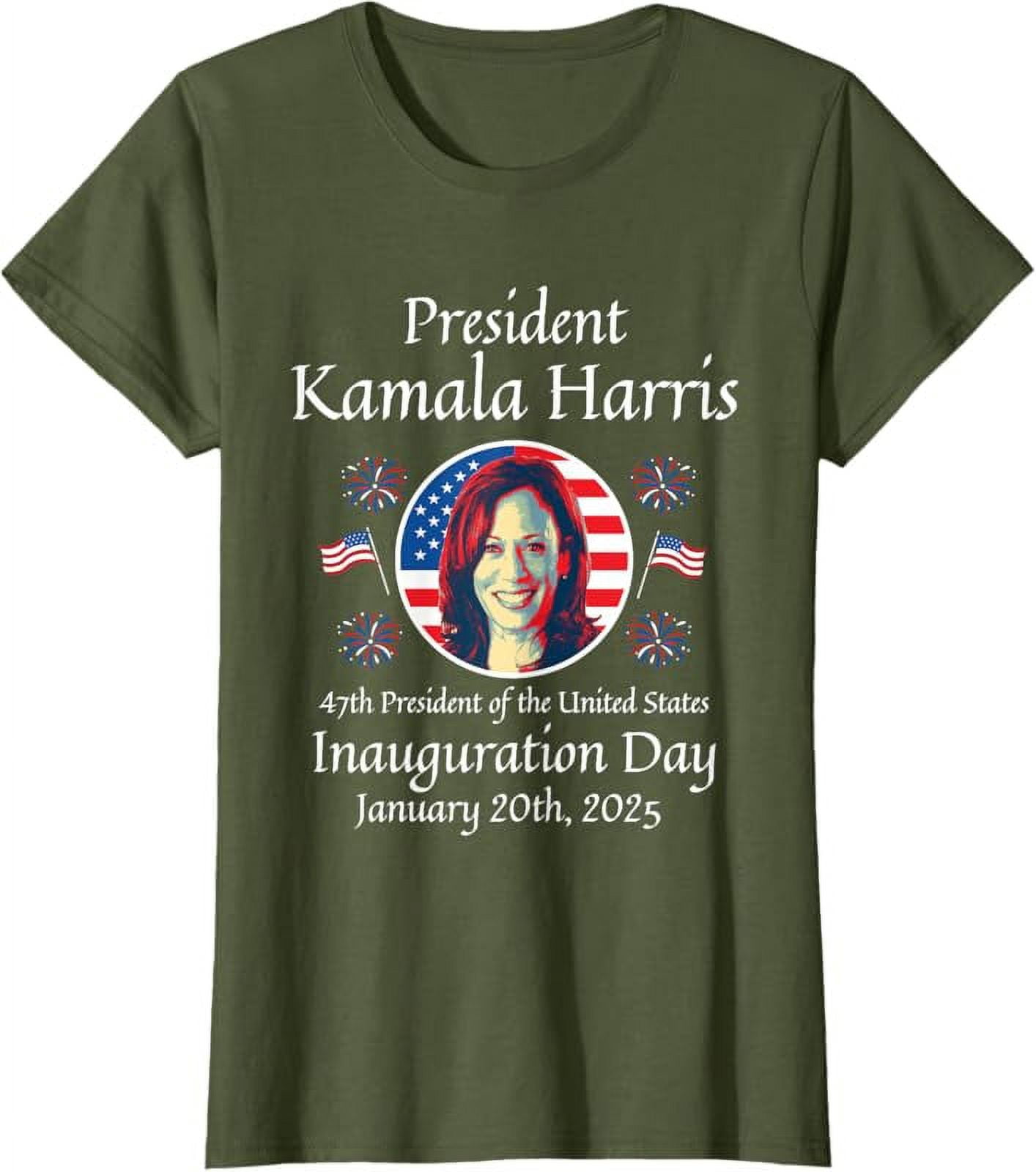 President Kamala Harris Inauguration 2025 Memorabilia T-Shirt - Walmart.com