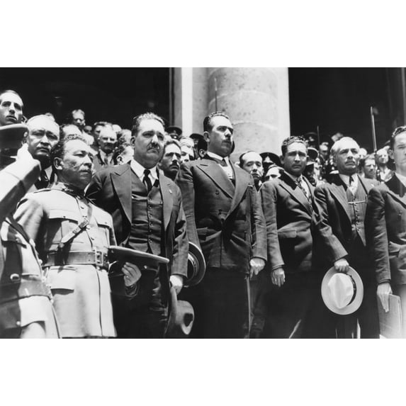 President Lazaro Cardenas Annual Message To The General Congress Session. Sept. 3 History (36 x 24)