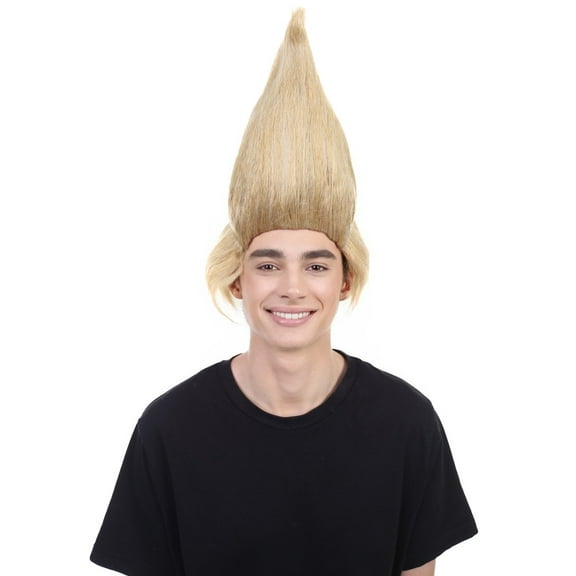 President Mens II Straight Angle Wind Blown Wig | Blonde Wig | Premium Breathable Capless Cap