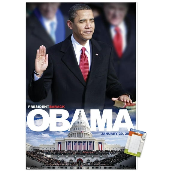 President Obama - Inauguration Wall Poster, 14.725" x 22.375"