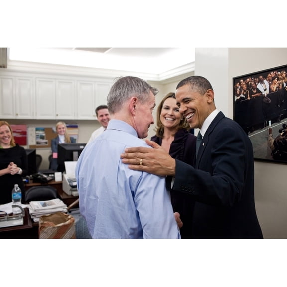 President Obama Talks With White House Correspondents Bill Plante Of Cbs News And Savannah Guthrie Of Nbc News. March 30