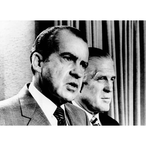 President Richard Nixon And Hud Secretary George Romney Criticize The House Of Representatives. Their Four Month Delay On The Administration'S Emergency Housing Bill Was Preventing More Than 400