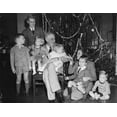 thumbnail image 1 of President Roosevelt Celebrates Christmas With Six Of His Grandchildren. 1943. L-R Fdr History, 1 of 2