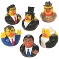 thumbnail image 1 of President Rubber Ducks - 12 Pack | for Independence Day, Fourth of July Decorations, Presidents Day, Election Giveaways, Patriotic Events, and Presidential History Learning, 1 of 1