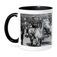 thumbnail image 1 of 3dRose, President Teddy Roosevelt on Horseback in Yellowstone National Park 1903, 11oz Two-Tone Black Mug, 1 of 7