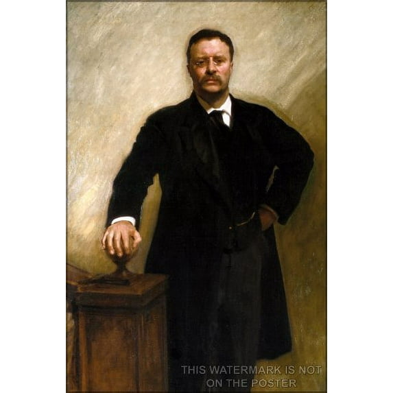 President Theodore Roosevelt, Official White House Portrait, by John Singer Sargent - 24"x36" Poster