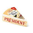 President Triple Cream Brie Cheese Wedge, 4 oz (Refrigerated)