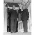 thumbnail image 1 of President Truman And Prime Minister Mohammed Mossadegh Of Iran At Blair House. Oct. 23 History, 1 of 1
