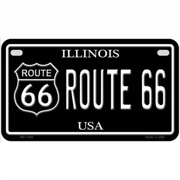 President Trump 2024 Novelty Metal License Plate 7" x 4" Motorcycle (MP)