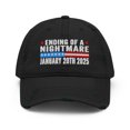 President Trump 2025 Inauguration Day Embroidered Distressed Dad Hat