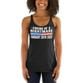 President Trump 2025 Inauguration Day Women's Racerback Tank, Ending Of