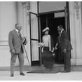 thumbnail image 1 of President Warren Harding Leaving The White House For The Last Time History (24 x 18), 1 of 2