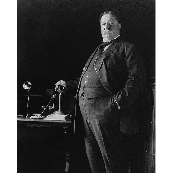 President William Howard Taft Standing - 20x30 Inch Laminated Poster ...