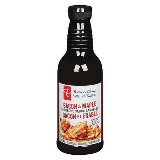 President's Choice Bacon & Maple Barbecue Sauce, 500ml/16.9oz