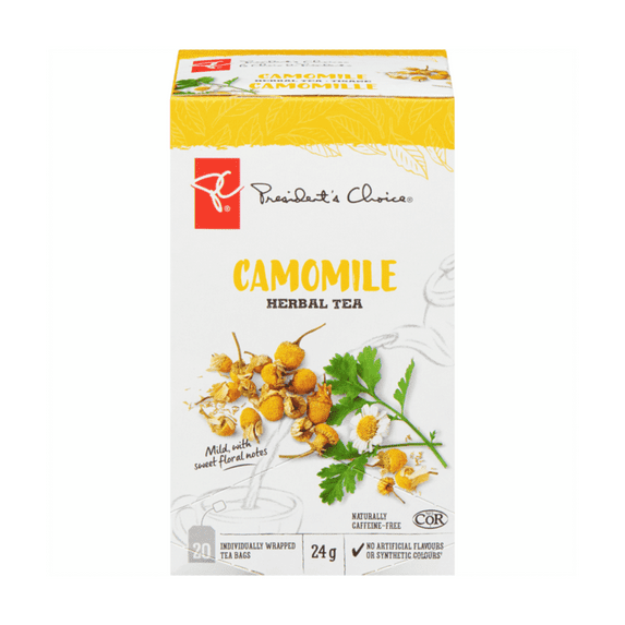 President's Choice Camomile Herbal Tea, 20ct, 40g/1.4 oz. Box