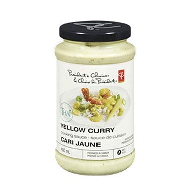 President's Choice Cooking Sauce, Thai Yellow Curry, 400ml/13.5oz