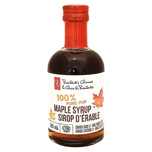 President's Choice Dark Maple Syrup 100% Pure 200 ml (6.8 fl oz)