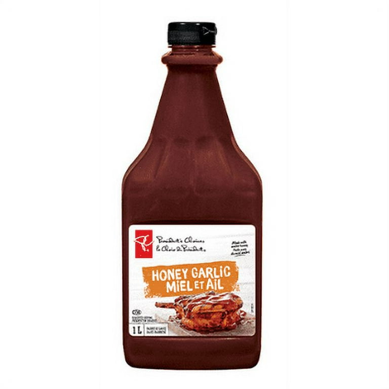 President s Choice Honey Garlic Barbecue Sauce 1 litre Imported from Canada