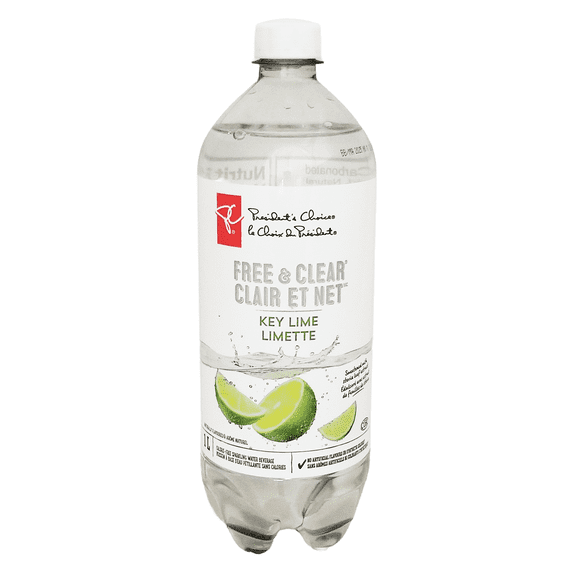 President's Choice Key Lime Flavored Sparkling Water, 1L/35.2 fl oz