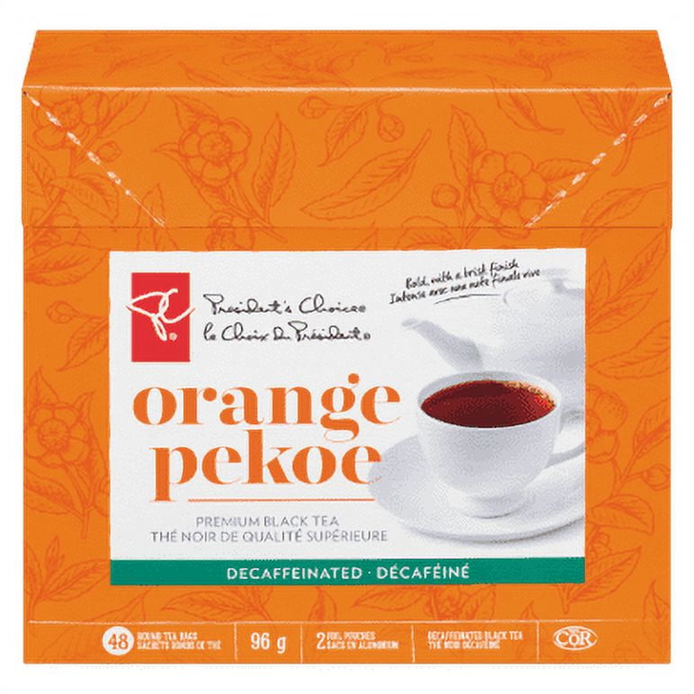President's Choice, Orange Pekoe Decaffeinated Black Tea, 96g/3.4oz