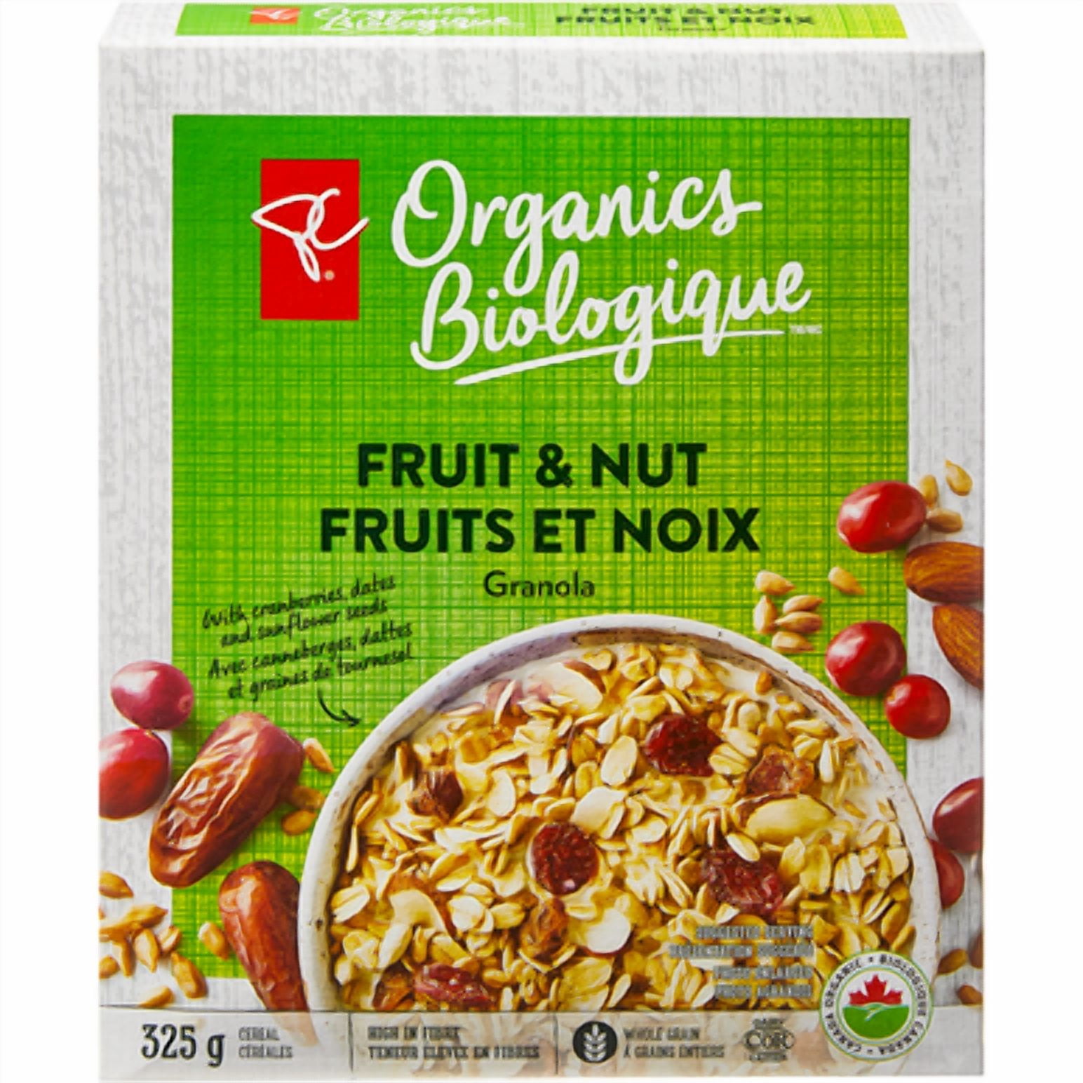 President's Choice Organics Fruit & Nut Granola